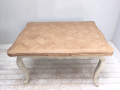 decorative old french draw leave dining table